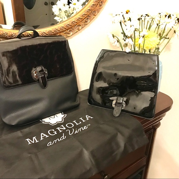 Magnolia and Vine Vegan Leather Back Pack - Picture 6 of 10